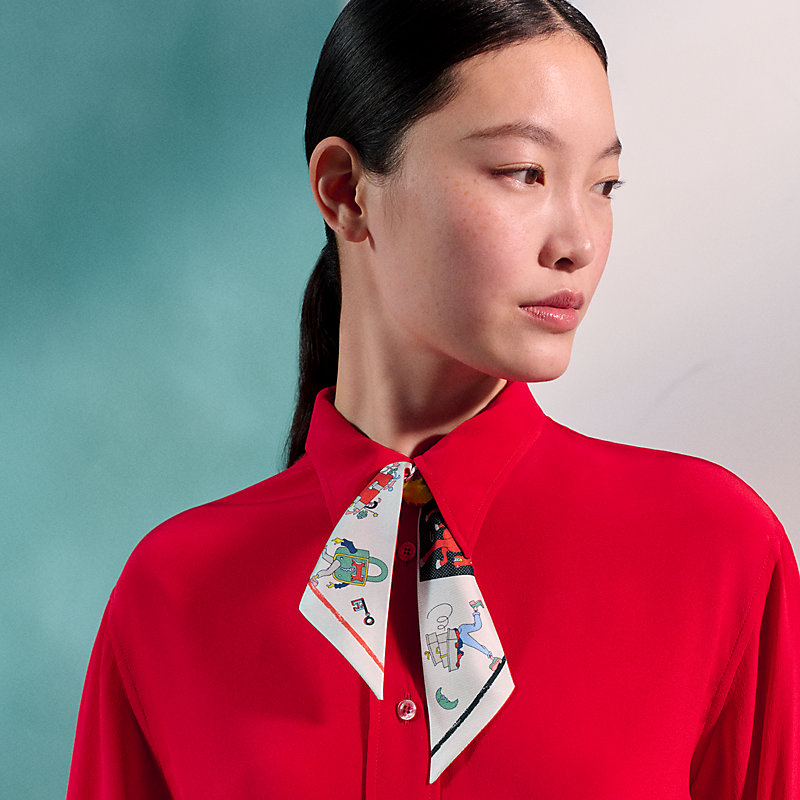 【オシャレ♪】HERMES ツイリー A Vos Crayons et Carre Libre a-vos-crayons-et-carre-libre-